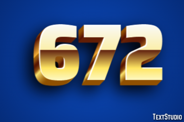 672 Text Effect