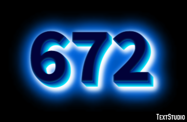 672 Text Effect