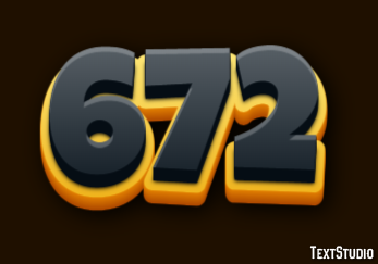 672 Text Effect