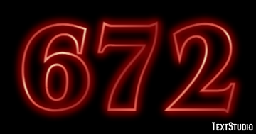 672 Text Effect