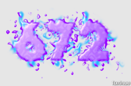 672 Text Effect