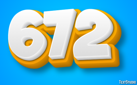 672 Text Effect