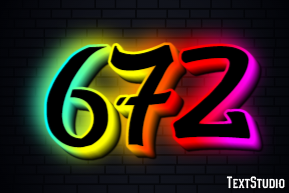 672 Text Effect