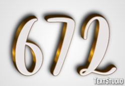 672 Text Effect