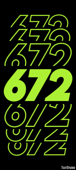 672 Text Effect