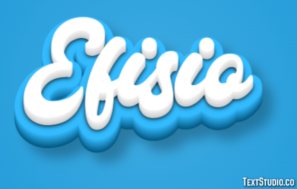Efisio Efecto de Texto