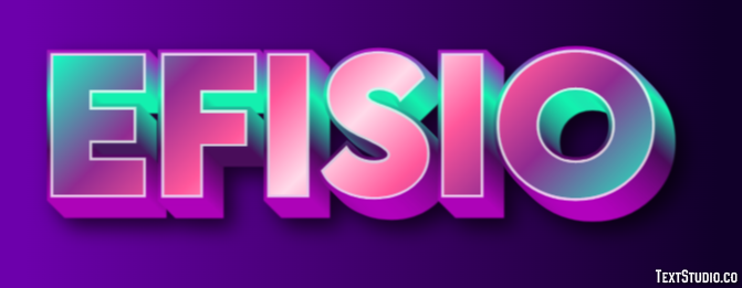 Efisio Effetto testo