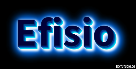 Efisio Effetto testo