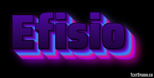 Efisio Effetto testo