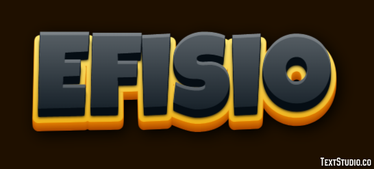 Efisio Effetto testo