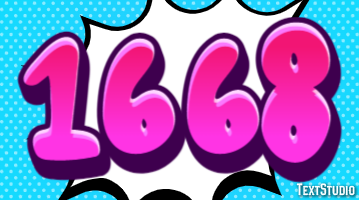 1668 Text Effect