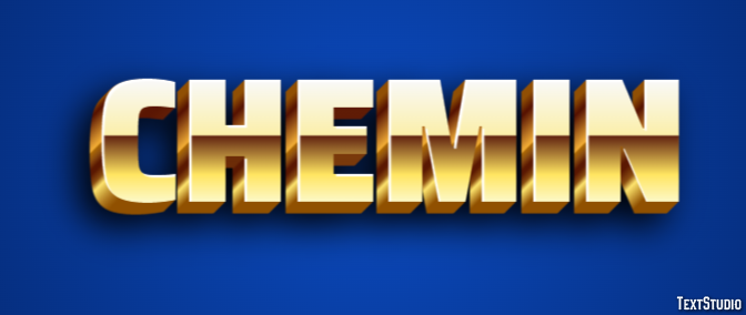 Chemin Text Effect