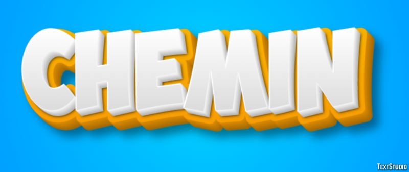 Chemin Text Effect