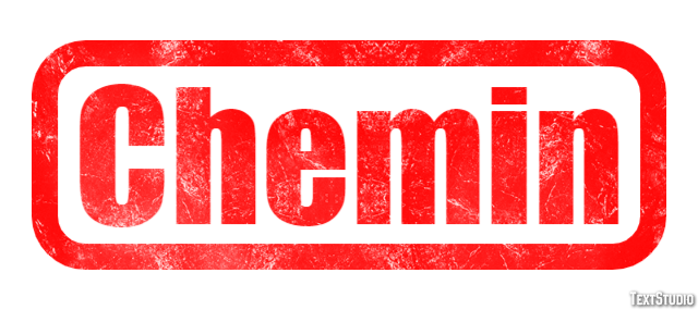 Chemin Effet de Texte