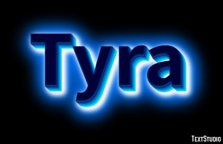 Tyra Effetto testo