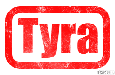 Tyra Effetto testo