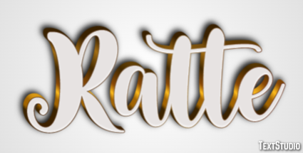 Ratte Efecto de Texto