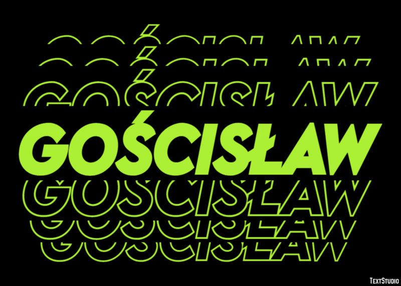 Gościsław Efekt tekstowy