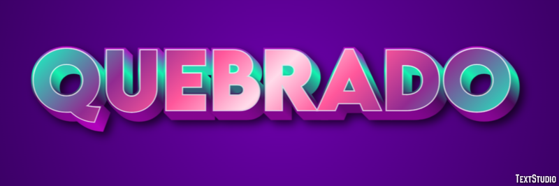 Quebrado Text Effect