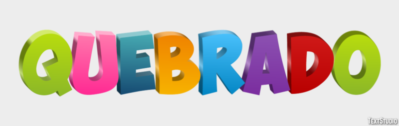 Quebrado Text Effect