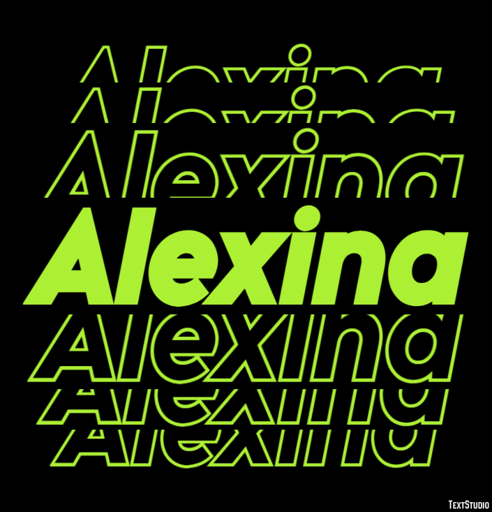 Alexina Text Effect