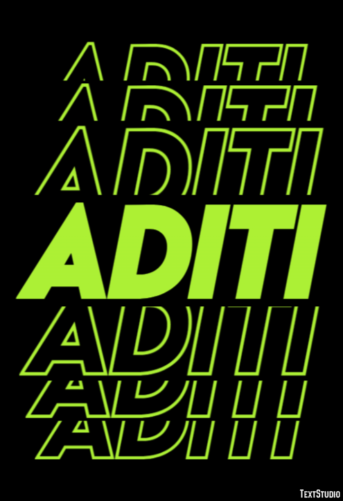 Aditi Effet de Texte