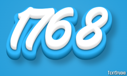 1768 Efeito de texto