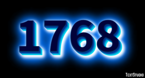 1768 Efeito de texto