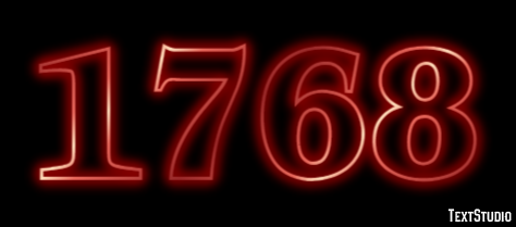 1768 Efeito de texto