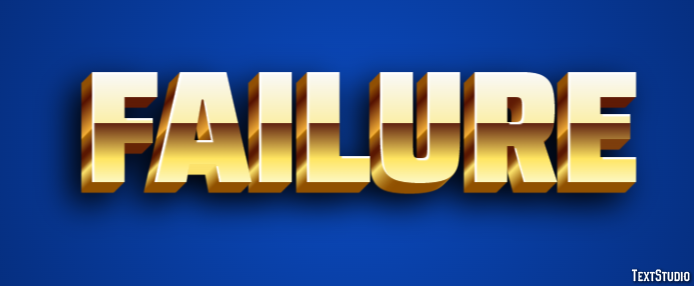 Failure Text Effect