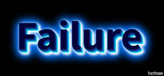 Failure Text Effect