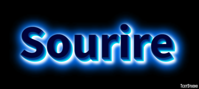 Sourire Effet de texte