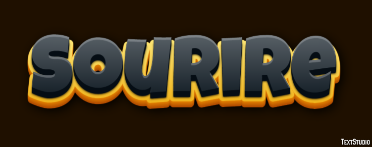 Sourire Effet de texte