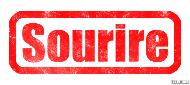 Sourire Effet de texte