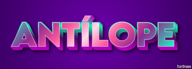 Antílope Efekt tekstowy