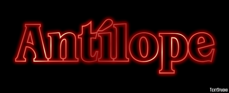 Antílope Efekt tekstowy