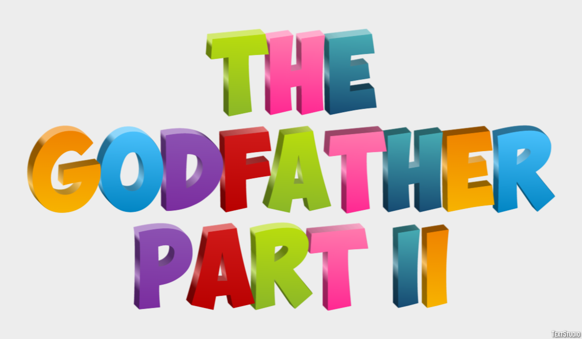 The Godfather Part II Text Effect