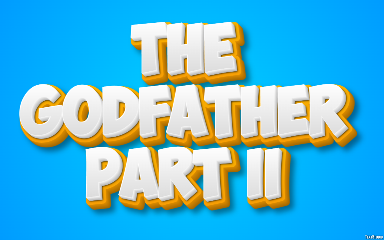 The Godfather Part II Text Effect
