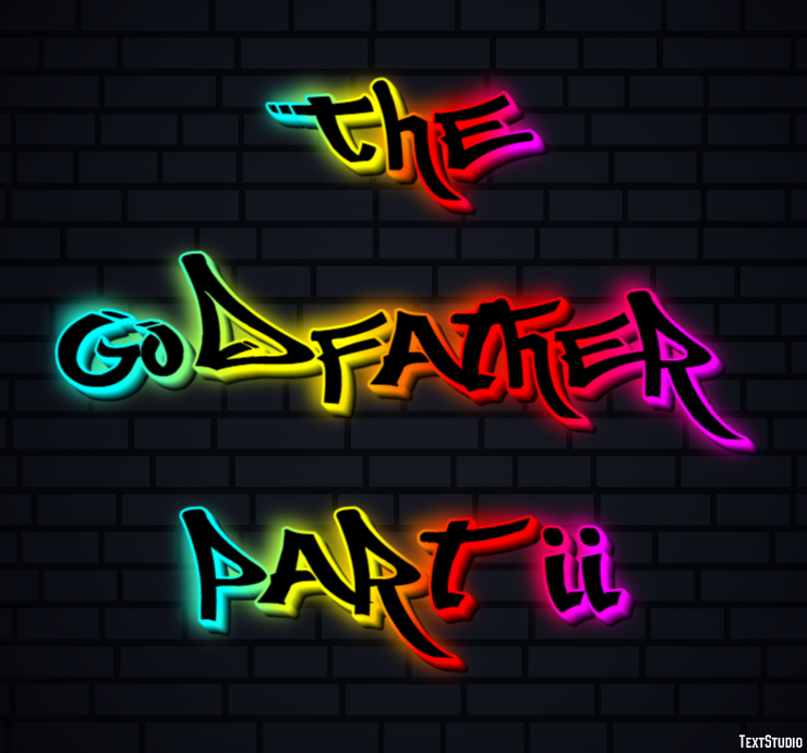 The Godfather Part II Text Effect