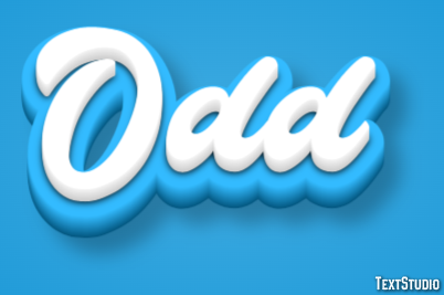 Odd Text Effect