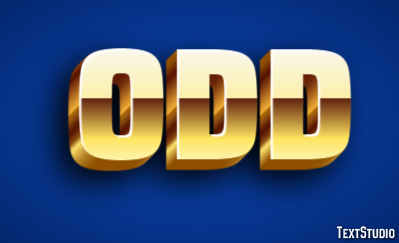 Odd Text Effect