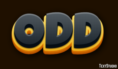 Odd Text Effect