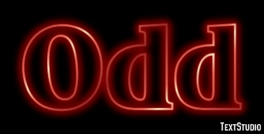 Odd Text Effect
