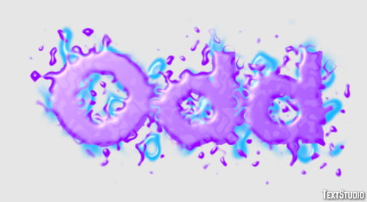 Odd Texteffekt