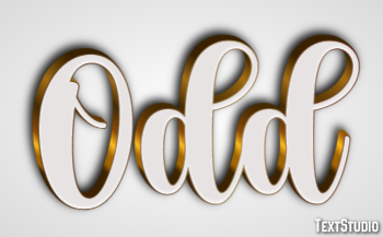 Odd Text Effect