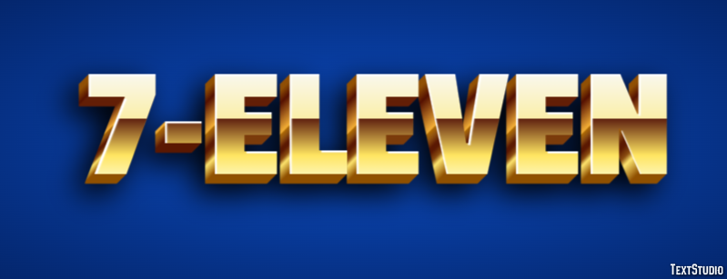 7-Eleven Efekt tekstowy