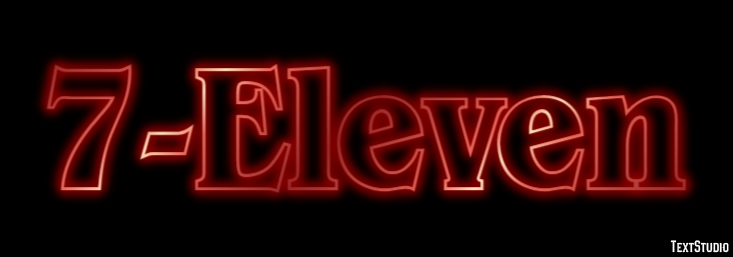 7-Eleven Efecto de texto