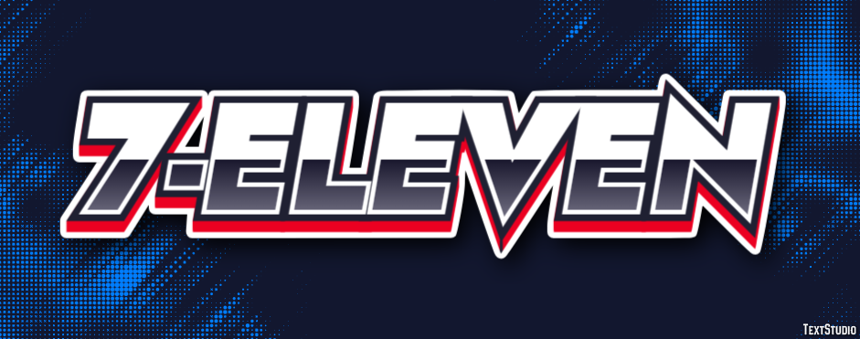 7-Eleven Efekt tekstowy