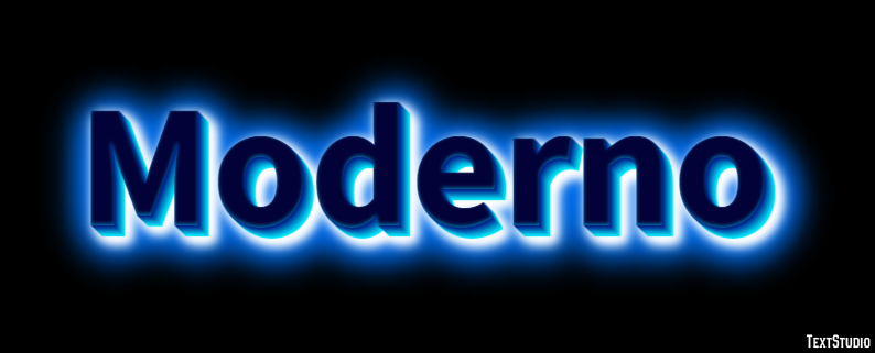 Moderno Metin efekti