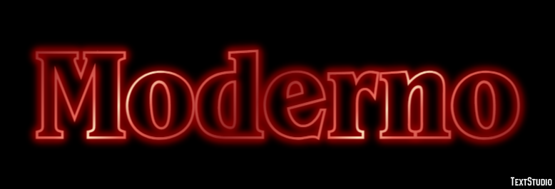 Moderno Efeito de texto